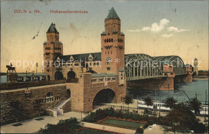 Coeln Rhein Hohenzollernbruecke