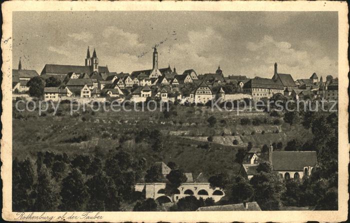 Rothenburg Tauber Teilansicht