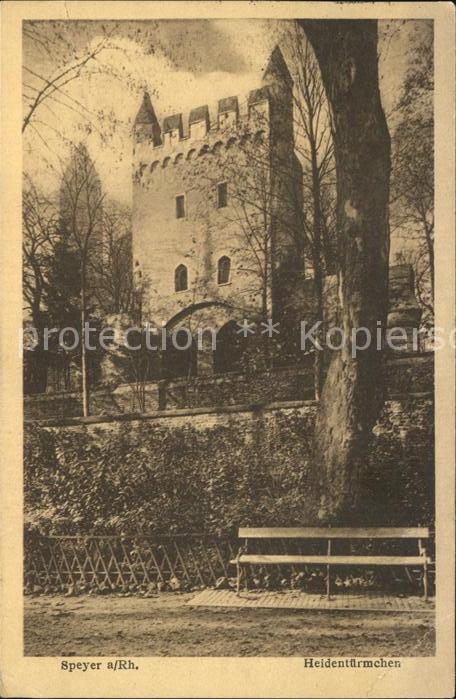 Speyer Rhein Heidentuermchen