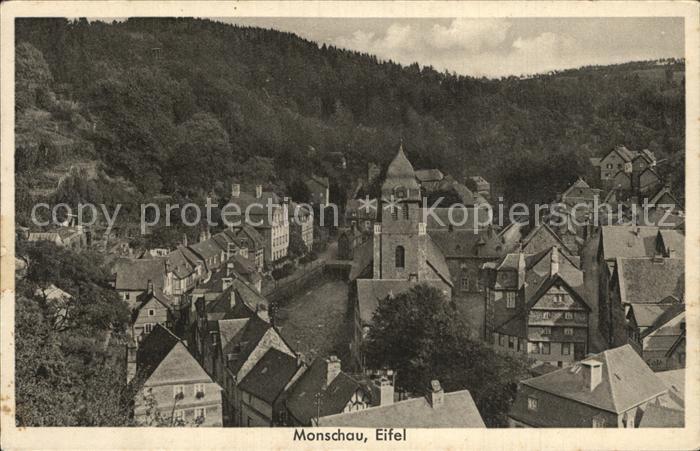 Monschau Montjoie NRW Teilansicht