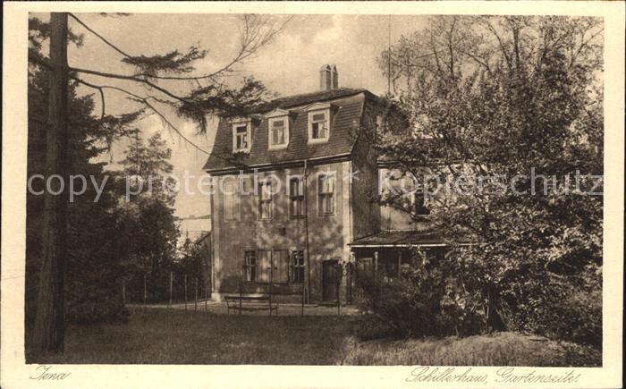 Jena Thueringen Schillerhaus Gartenseite