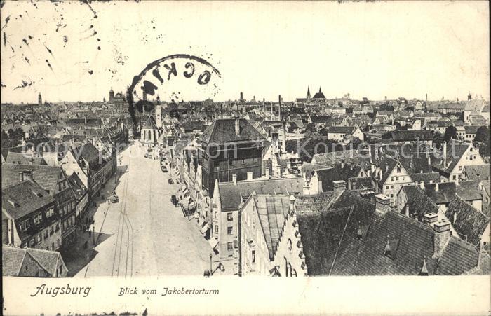 Augsburg Blick vom Jakobertorturm