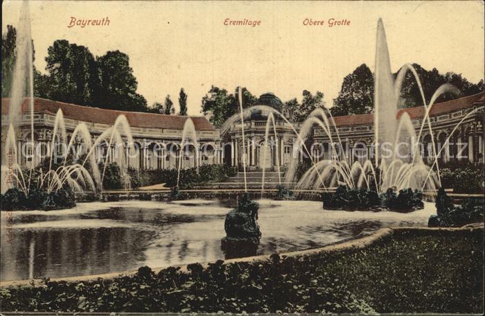 Bayreuth Eremitage Obere Grotte Wasserspiele