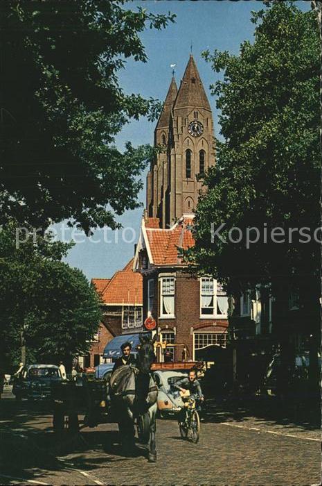Laren Netherlands St Janstraat met St Jan Basiliek
