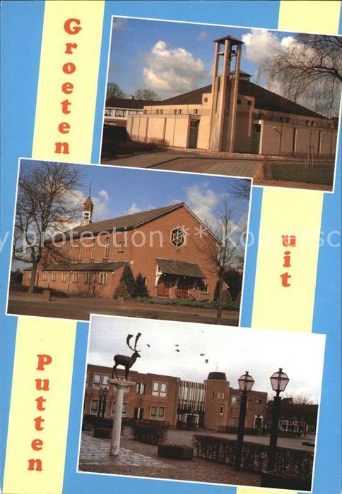Putten Gelderland Kirchen Stadtplatz
