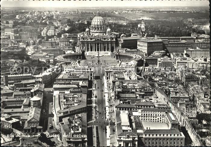 Roma Rom San Pietro dall aereo