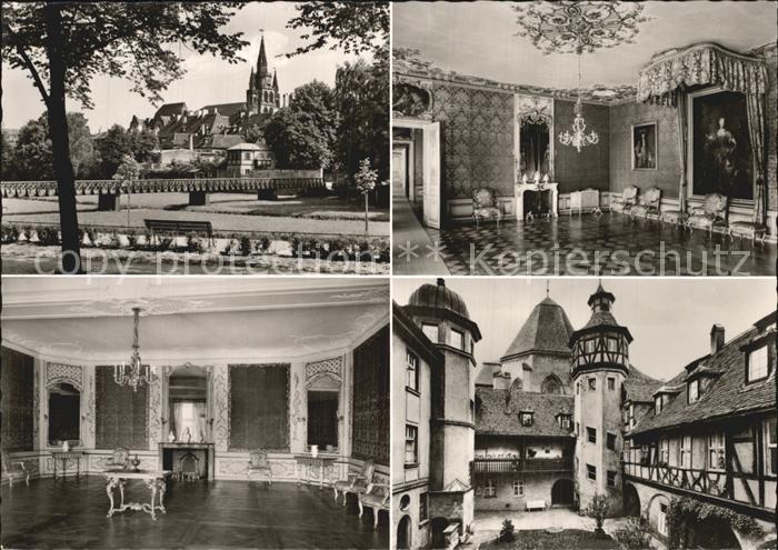 Ansbach Mittelfranken Residenz Ansbach Audienzzimmer des Markgrafen