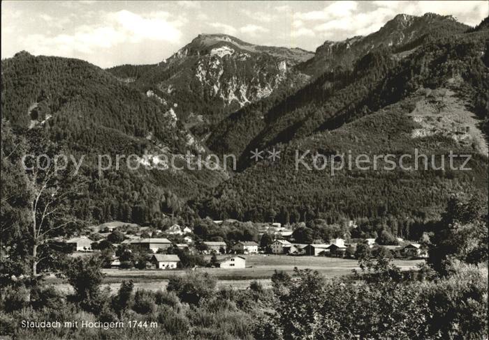 Staudach Oberbayern mit Hochgern