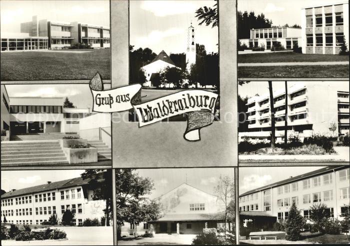 Waldkraiburg Teilansichten Kirche