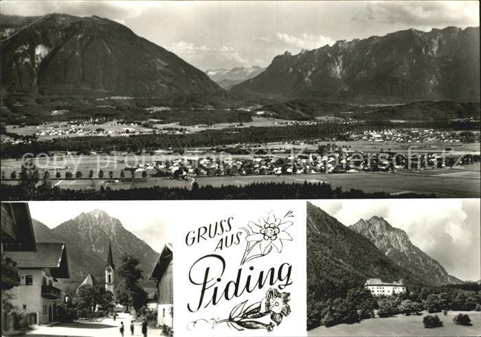 Piding Panorama Salzburger Str Schloss Staufeneck