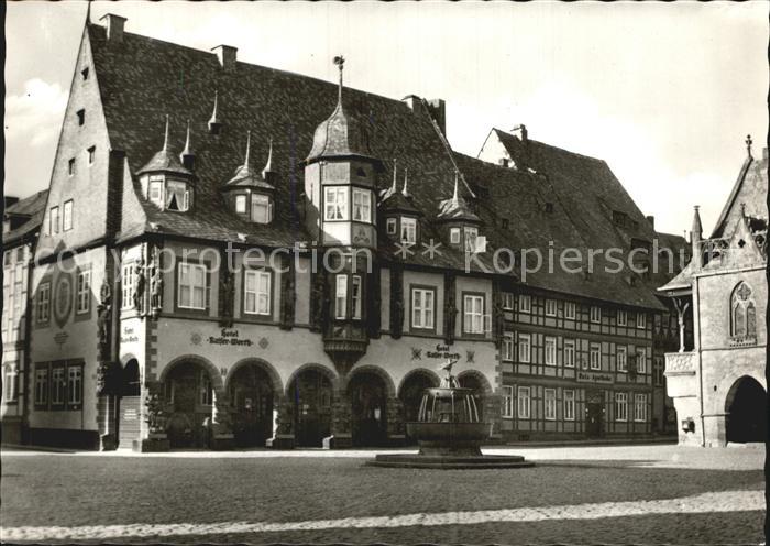 GOSLAR Harz Niedersachsen Kaiserworth Marktplatz