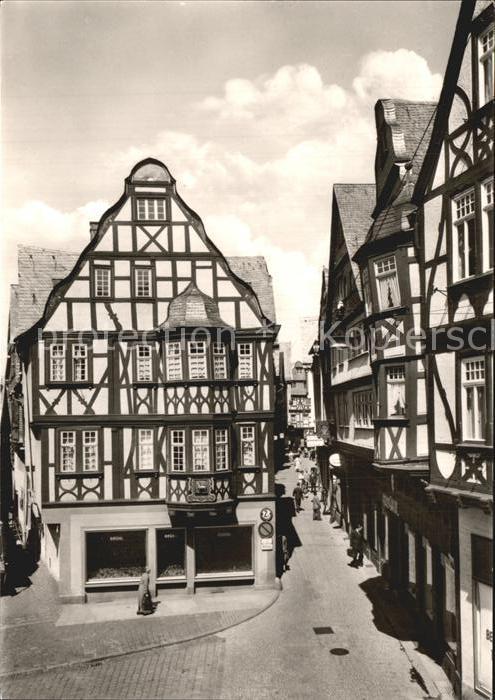 Limburg Lahn Kornmarkt mit Salzgasse