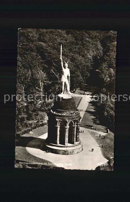 Teutoburgerwald Hermannsdenkmal Fliegeraufnahme