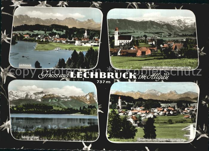 Lechbruck See Total Allgaeuer Alpen Schmuttersee Kenzengebirge