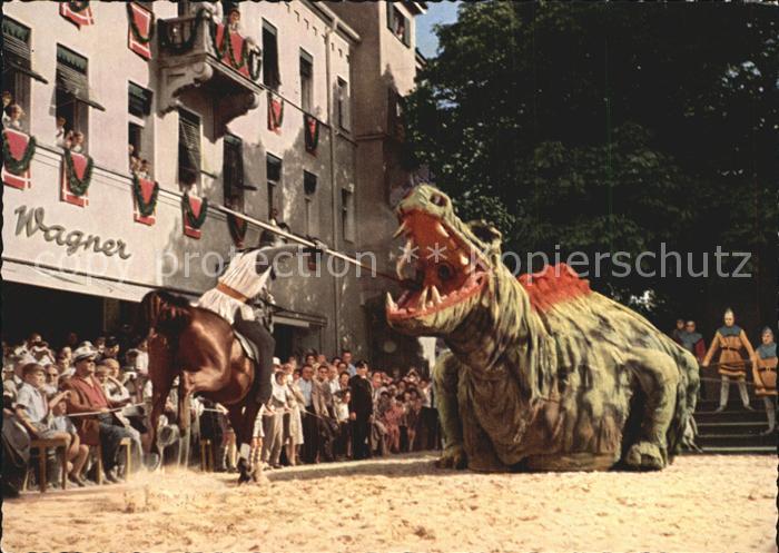 Furth Wald Der Drachenstich aeltestes Volksschauspiel