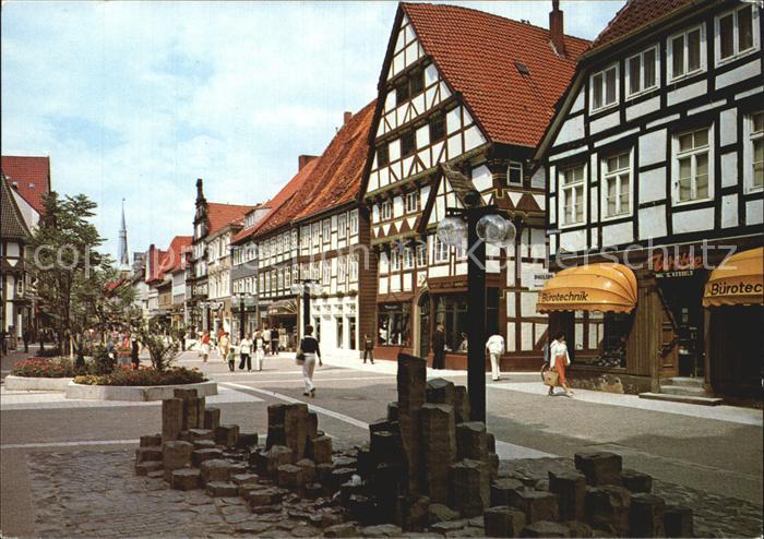 Hameln Weser Baeckerstrasse Fussgaengerzone