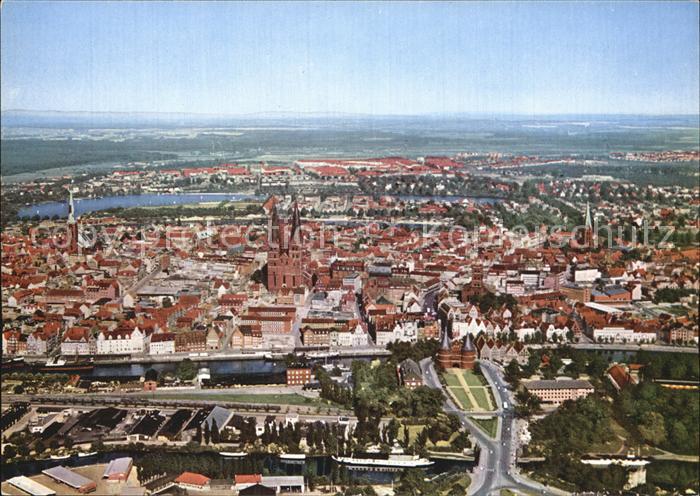 LueBECK  CITY Fliegeraufnahme