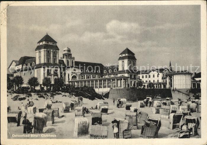 Binz Ruegen Clubhaus Strand