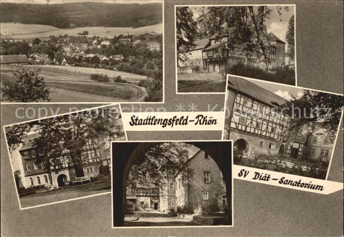 Stadtlengsfeld Panorama Diaet Sanatorium Teilansichten