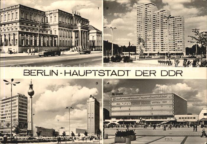 BERLIN  CITY Palais Unter den Linden Leninplatz Alexanderplatz Centrum Warenhaus