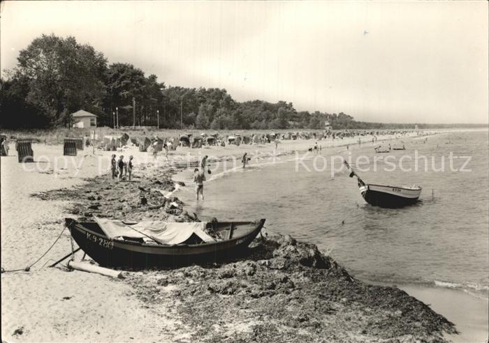 Thiessow Ostseebad Ruegen Strandpartie