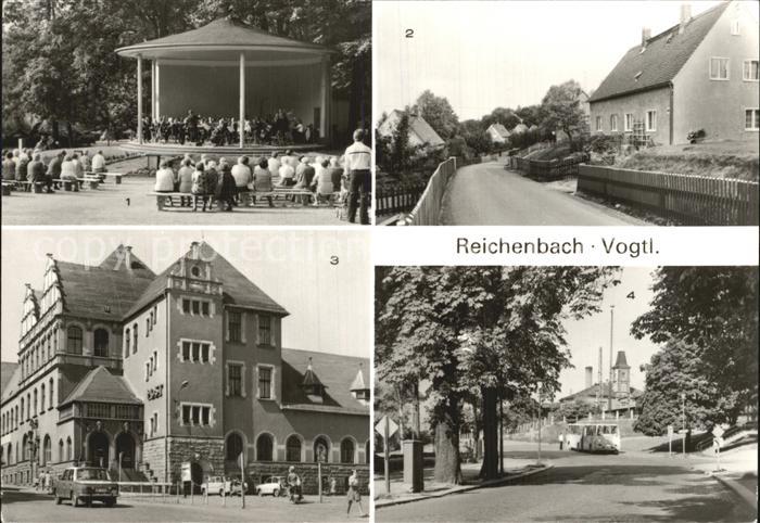 Reichenbach Vogtland Musikpavillon Goltzschtalblick Post Bahnhofstrasse