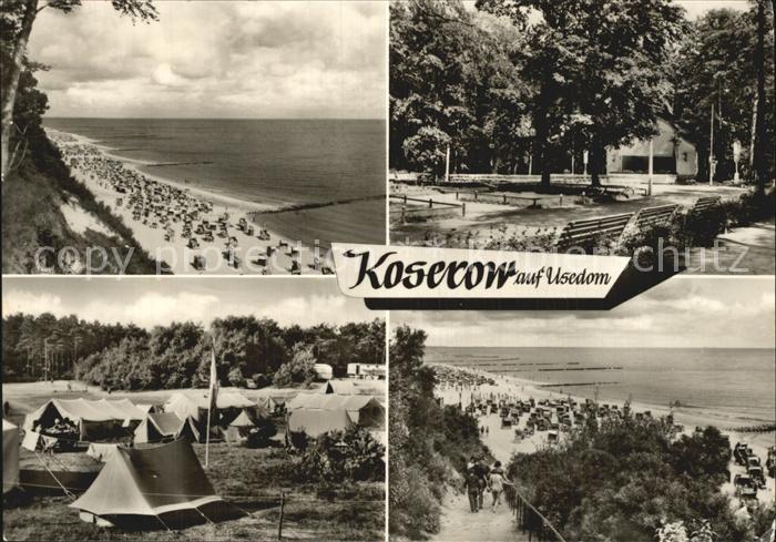 Koserow Ostseebad Usedom Strand Park Campingplatz
