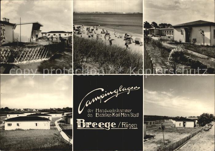 Breege Ruegen Campinglager Strand Bungalows