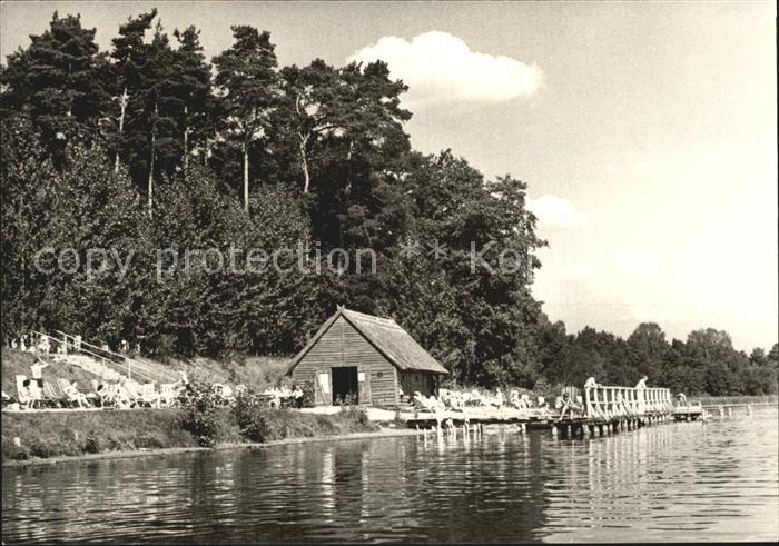 Templin FDGB Erholungsheim Aufbau Strand