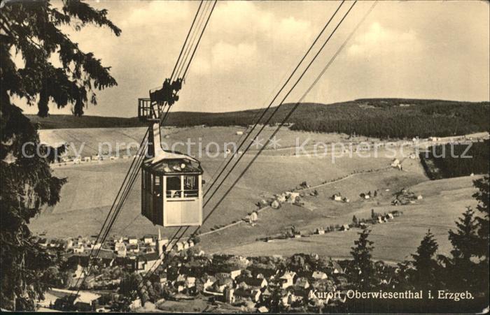 Oberwiesenthal Erzgebirge Bergbahn Kabinenbahn Kurort