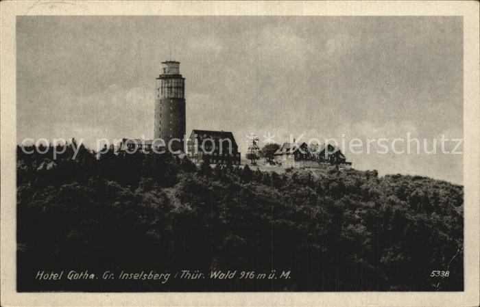 Grosser Inselsberg Berghotel Gotha Aussichtsturm