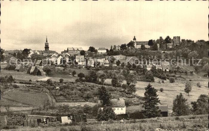 Frauenstein Sachsen Teilansicht