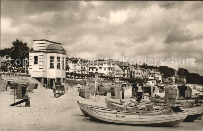 Bansin Ostseebad Strand Boote Hotels