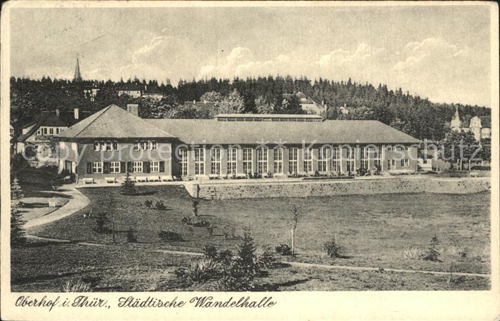 Oberhof Thueringen Staedtische Wandelhalle