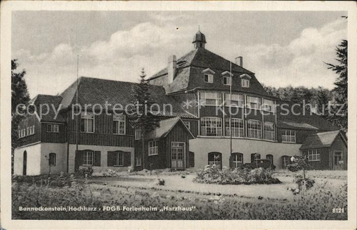 Benneckenstein Harz FDGB Ferienheim Harzhaus