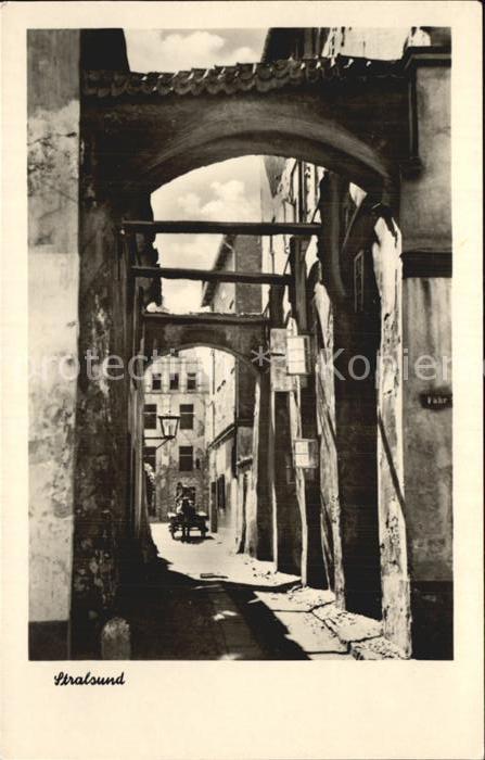 Stralsund Mecklenburg Vorpommern Gasse