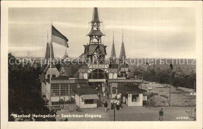 Heringsdorf Ostseebad Usedom Seebruecken Eingang