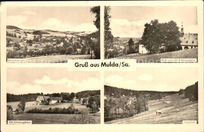 Mulda Sachsen Gesamtansicht SVK Erholungsheim Landschaft