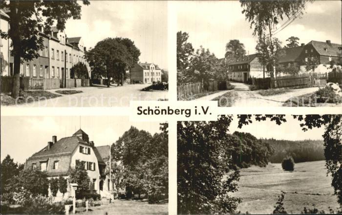 Schoenberg Vogtland Ortspartien Landschaft