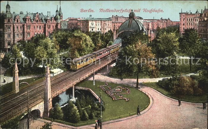 BERLIN  CITY Nollendorfplatz mit Hochbahn