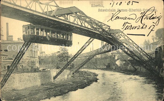 Elberfeld Wuppertal Schwebebahn Barmen Elberfeld Vohwinkel