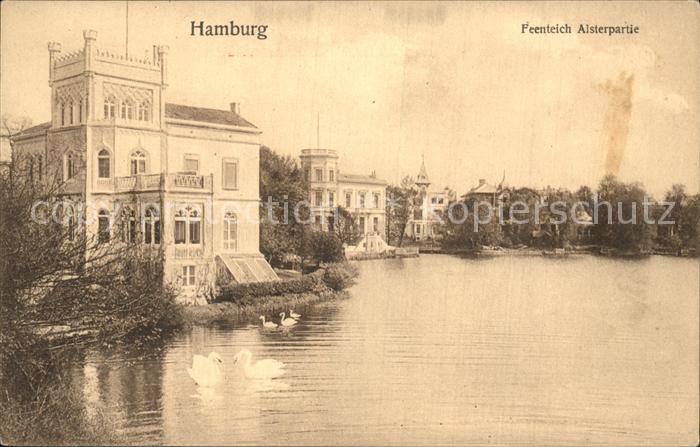 HAMBURG  CITY Feenteich Alsterpartie