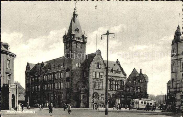 Hamborn Rathaus Strassenbahn