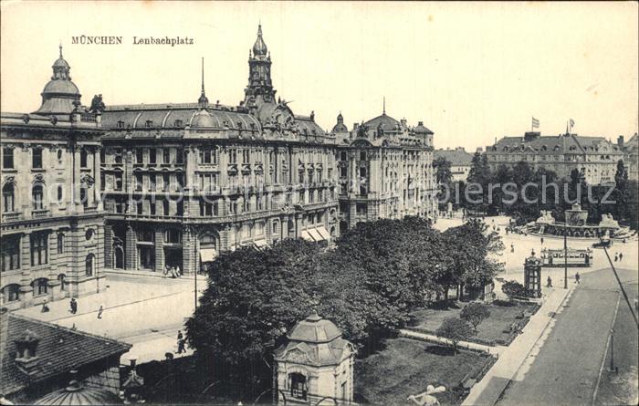 Muenchen Bayern Lenbachplatz