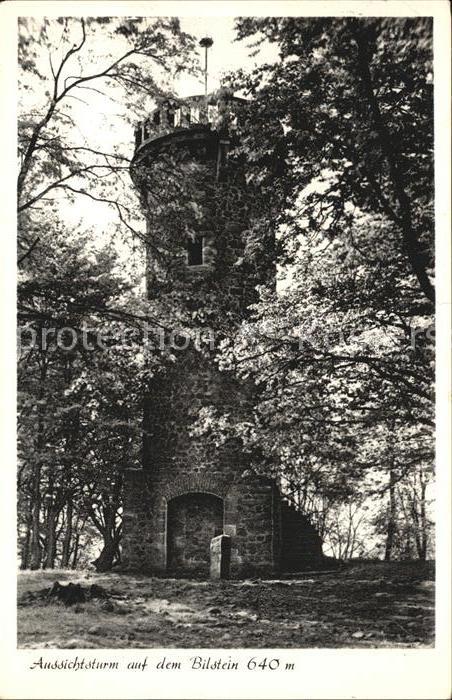 Grossalmerode Aussichtsturm auf dem Bilstein Kaufunger Wald