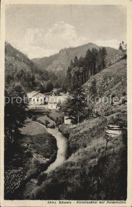 Kirnitzschtal mit Heidemuehle