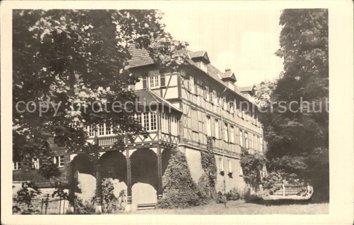 Stadtlengsfeld Genesungsheim der SVK ehemaliges Schloss