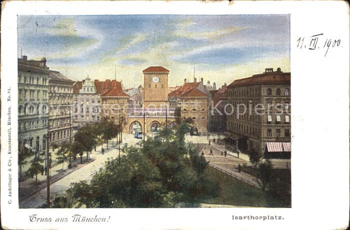 Muenchen Bayern Isartorplatz