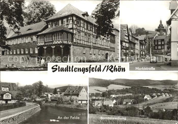 Stadtlengsfeld Diaetsanatorium Marktstrasse Borntalsiedlung Felda