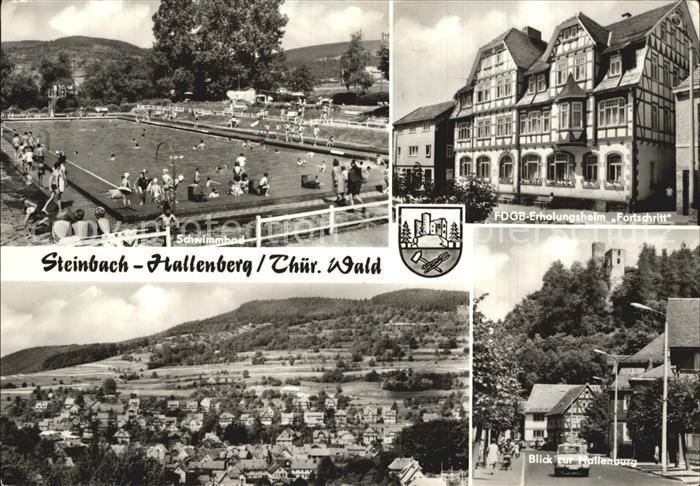 Steinbach-Hallenberg Schwimmbad FDGB Erholungsheim Fortschritt Hallenburg